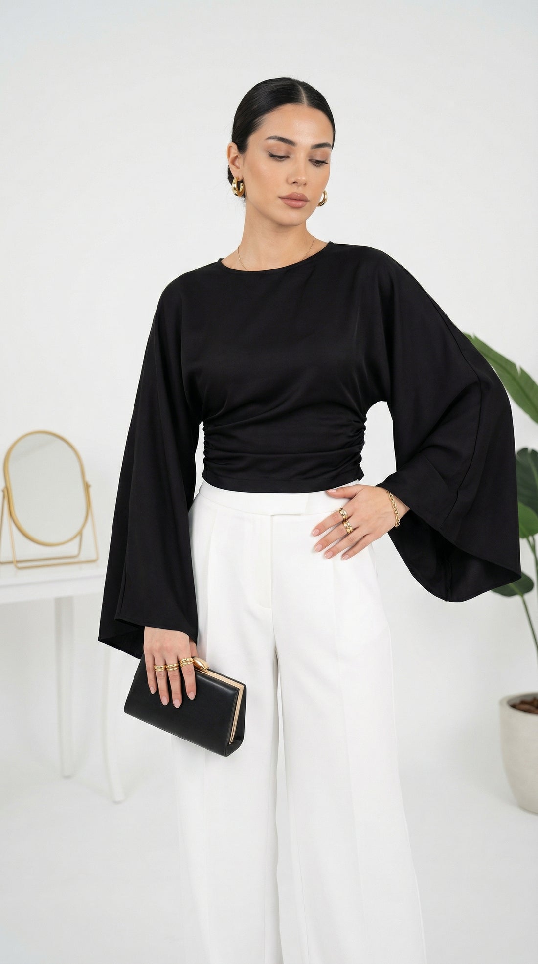 Celina wide sleeves blouse