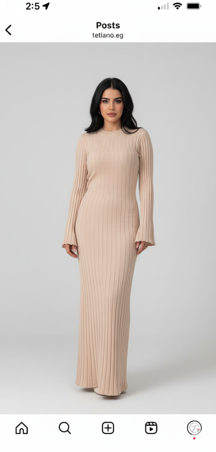 Rich Knitted Dress