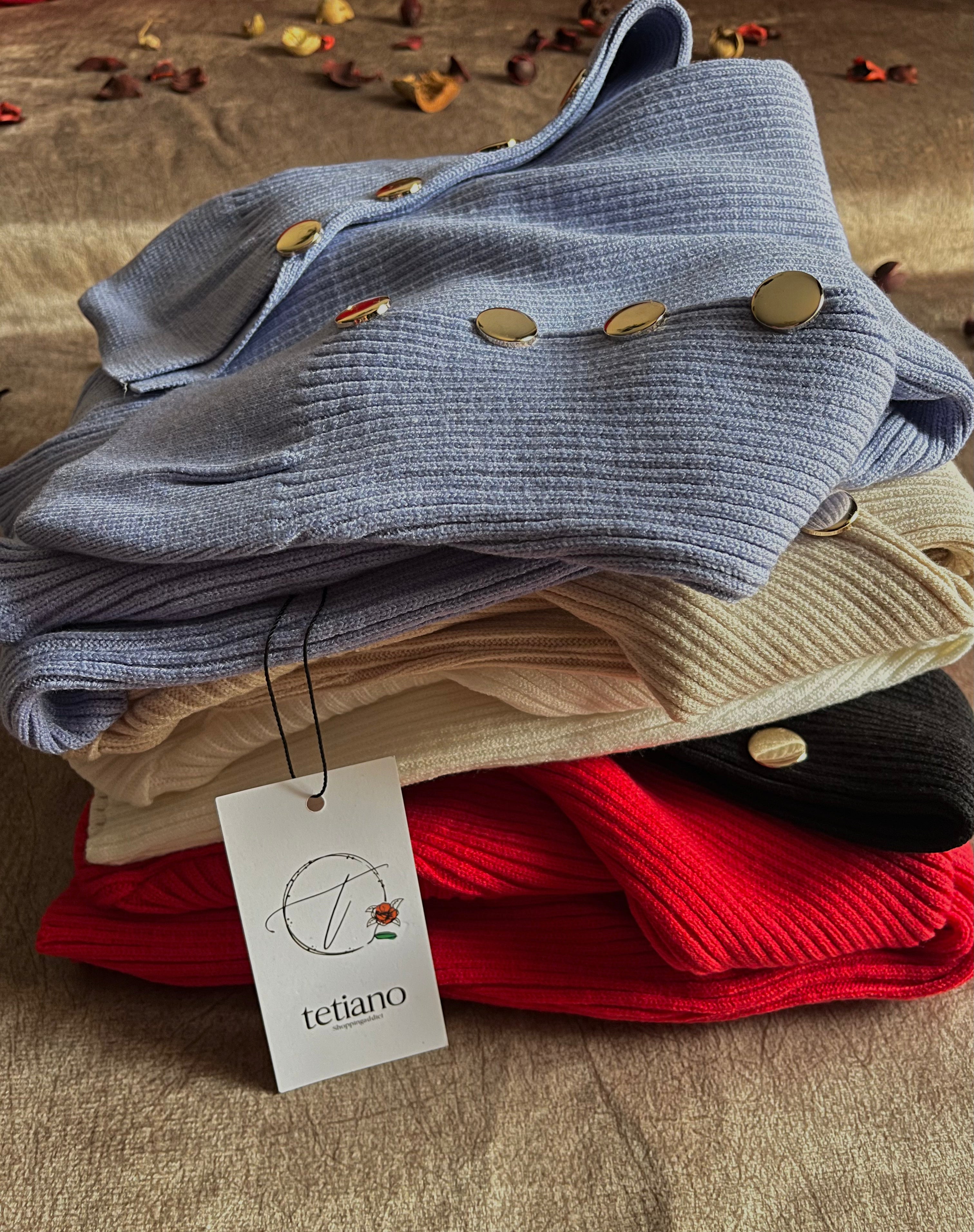 Silver Button Pullover