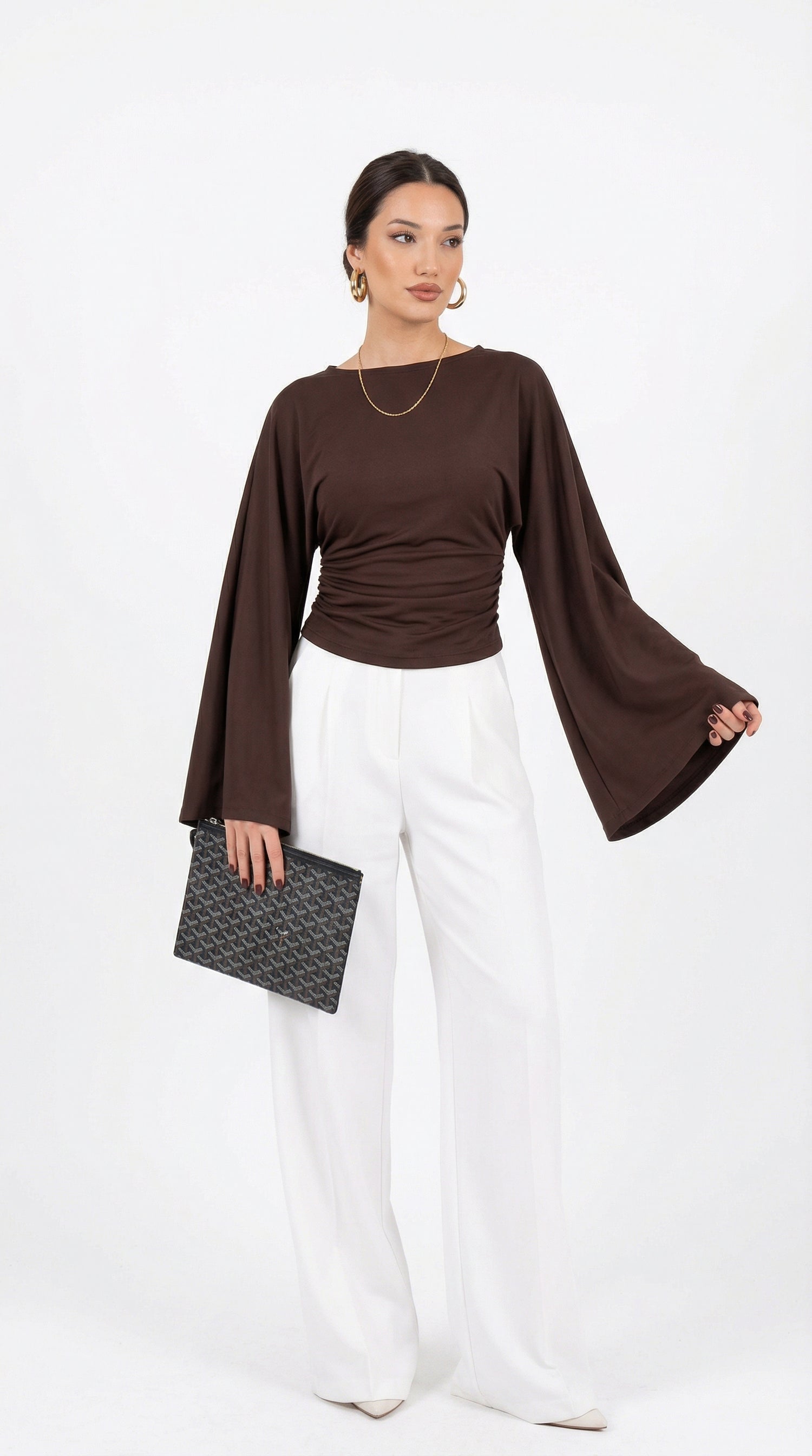 Celina wide sleeves blouse