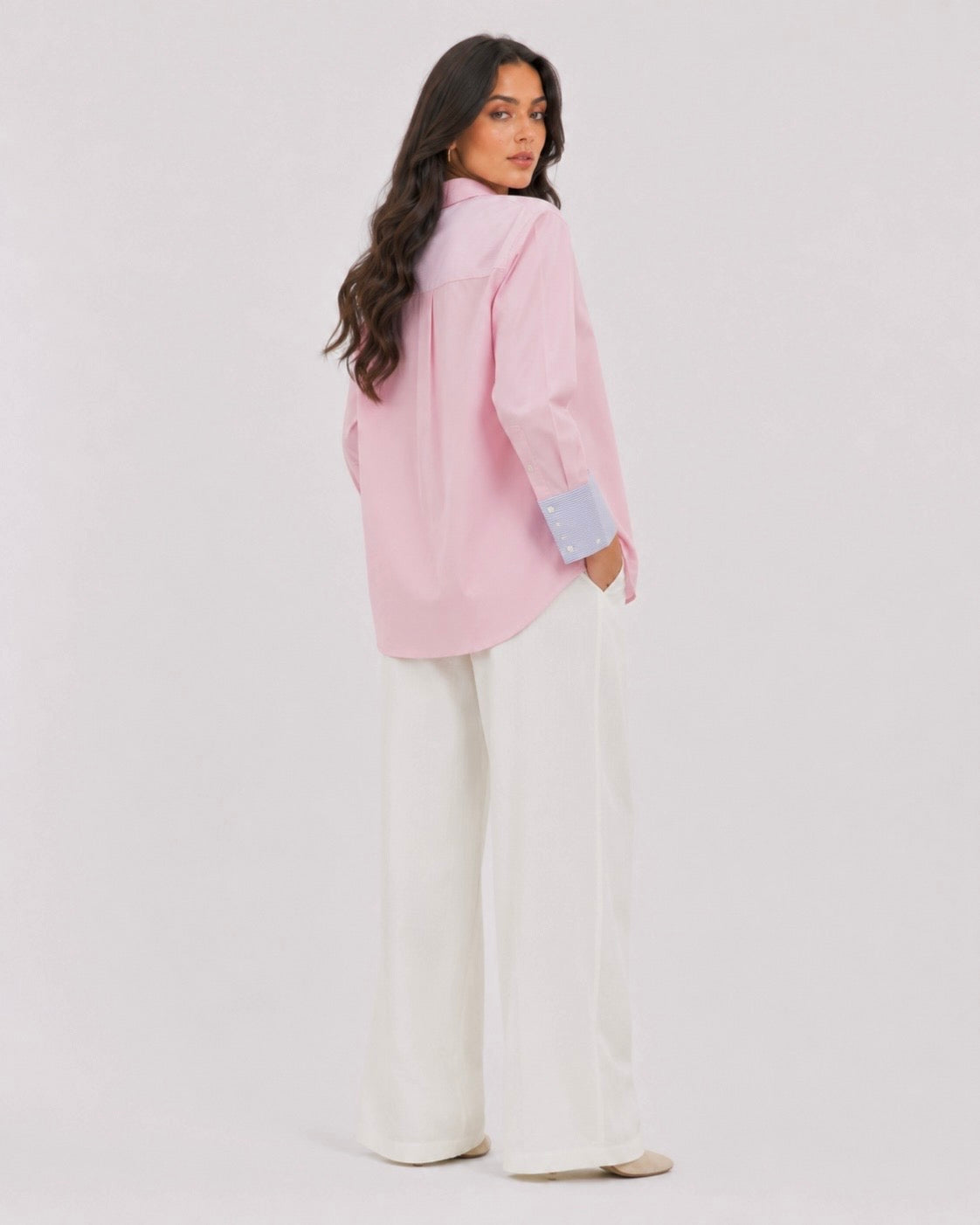 Striped linen shirt