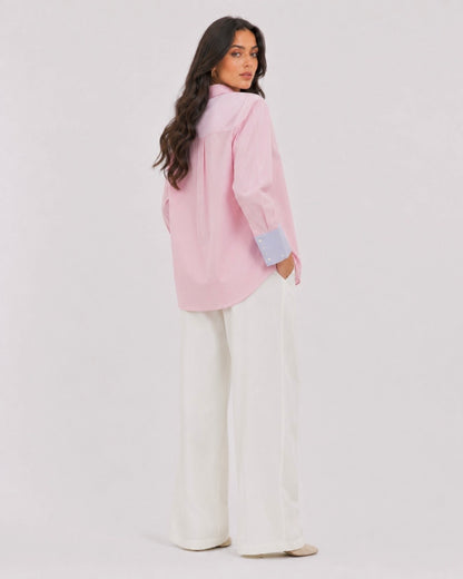 Striped linen shirt