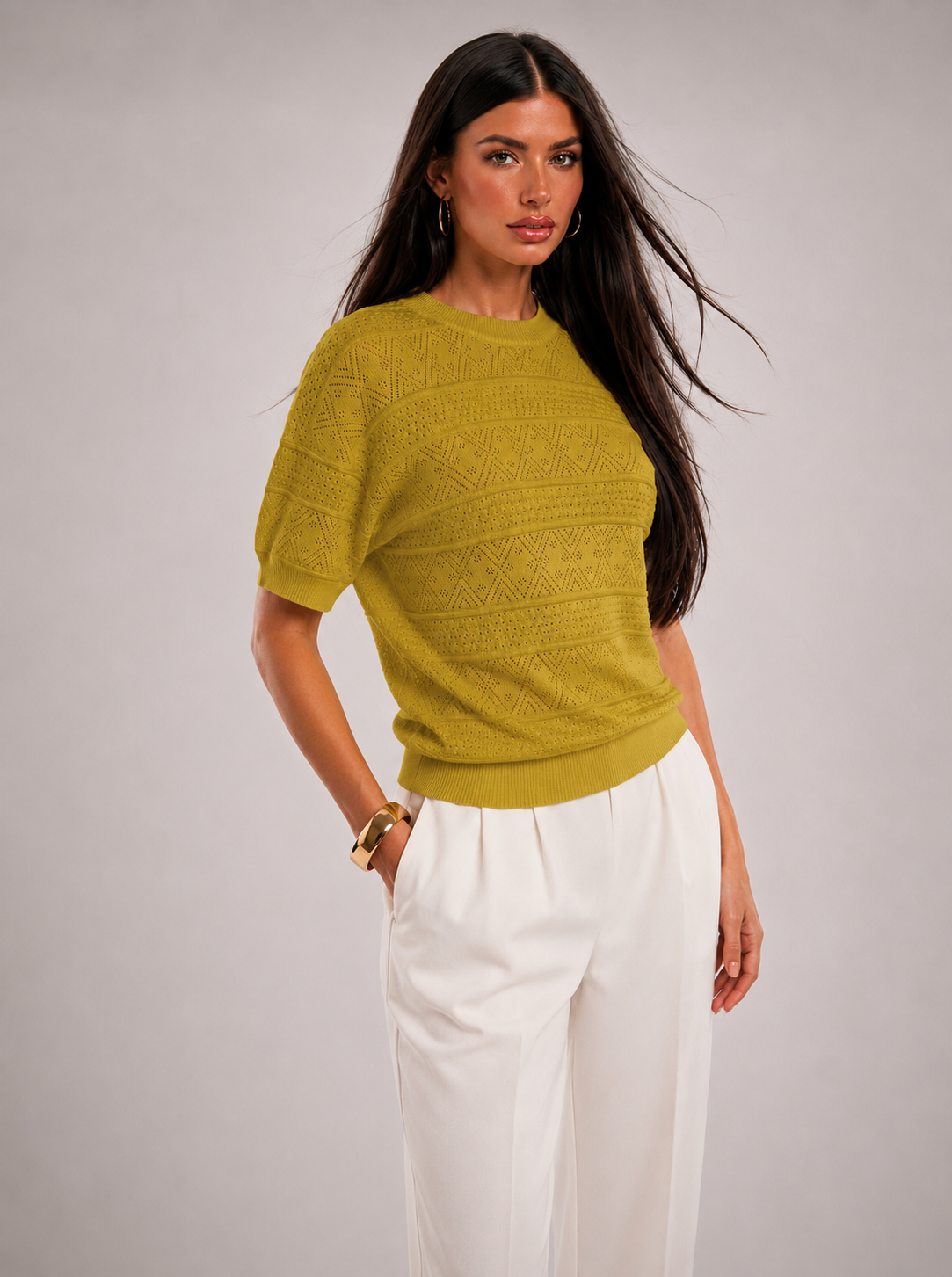 Luma Knit Tee Shirt