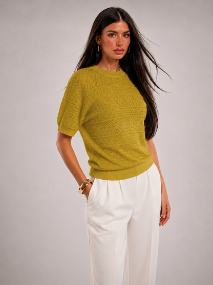 Luma Knit Tee Shirt