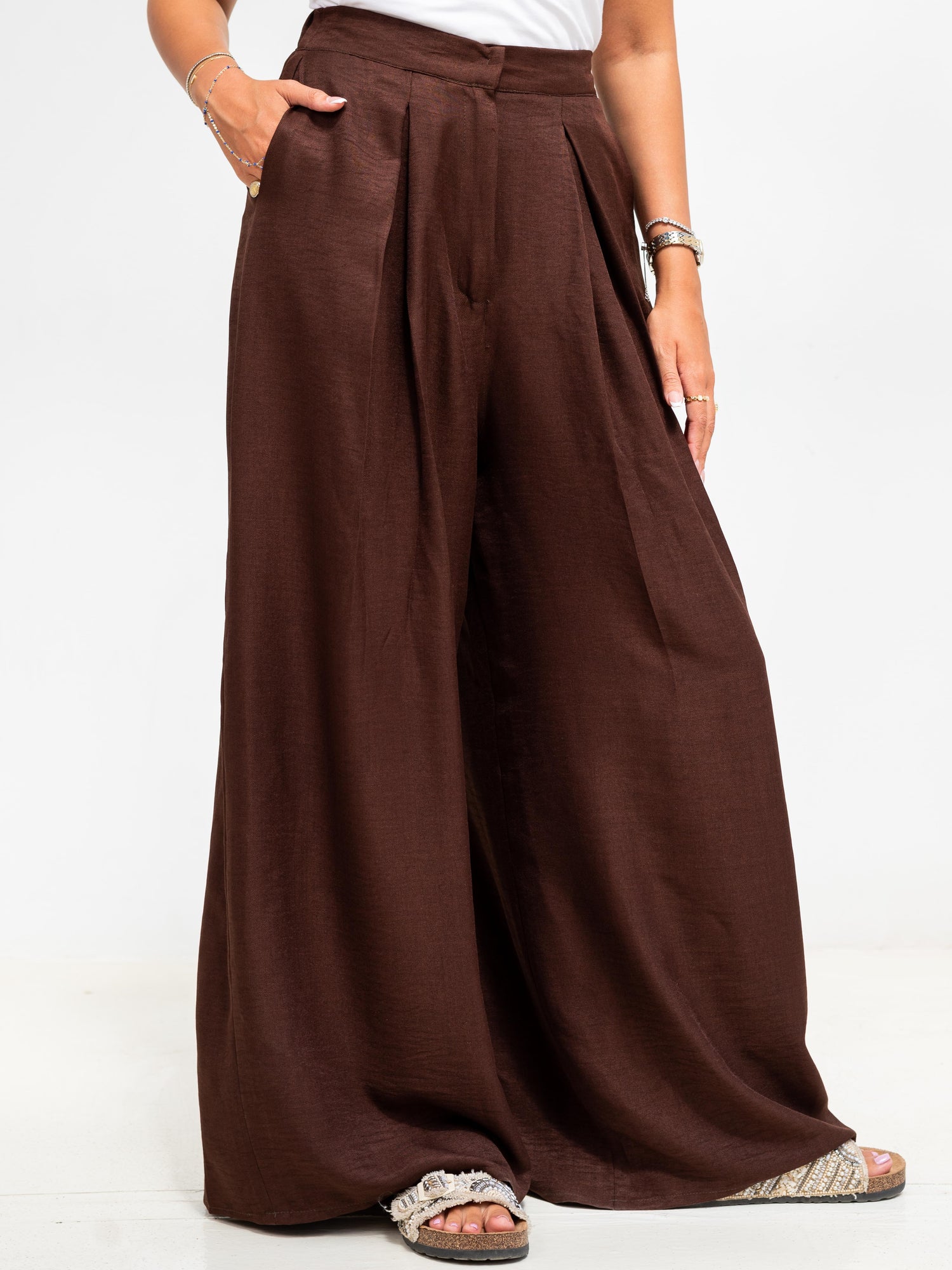 Twist 2-in-1 Linen Pants