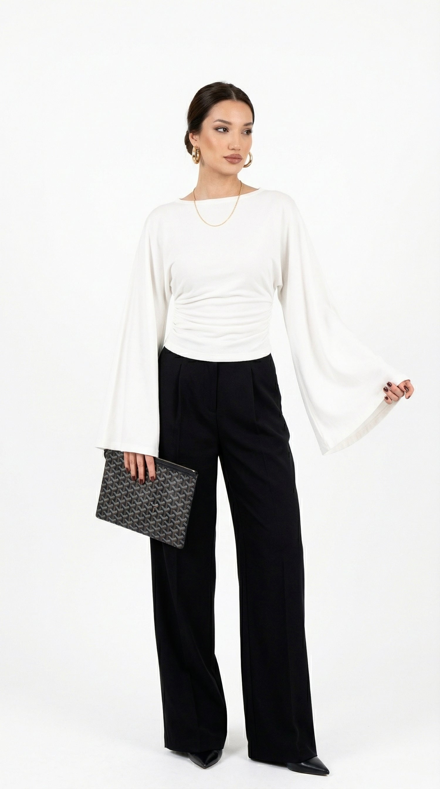 Celina wide sleeves blouse