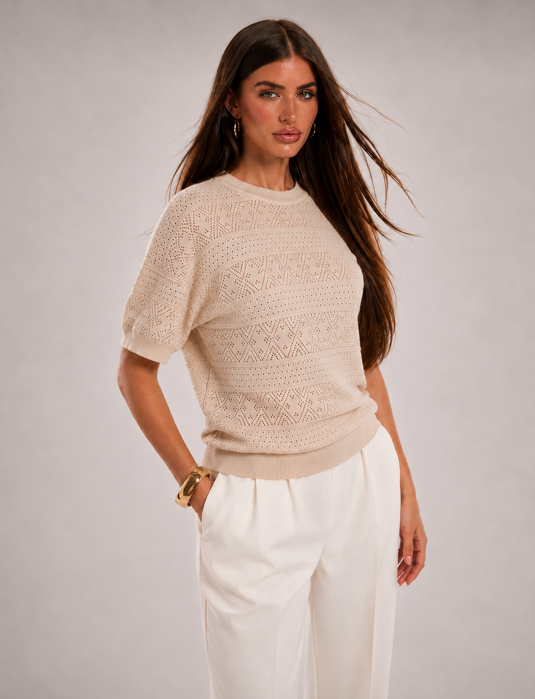 Luma Knit Tee Shirt