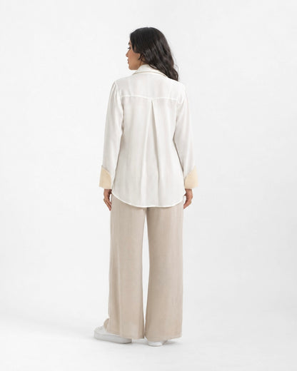 Striped linen shirt