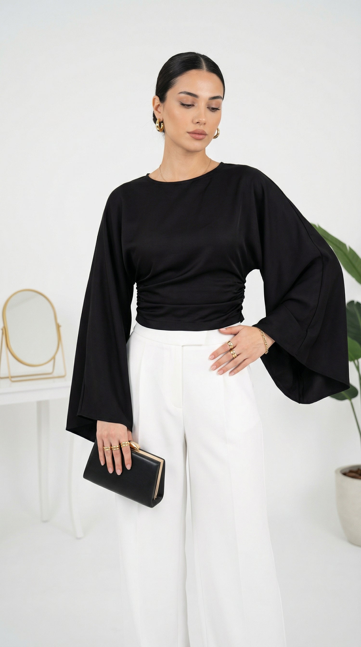 Celina wide sleeves blouse