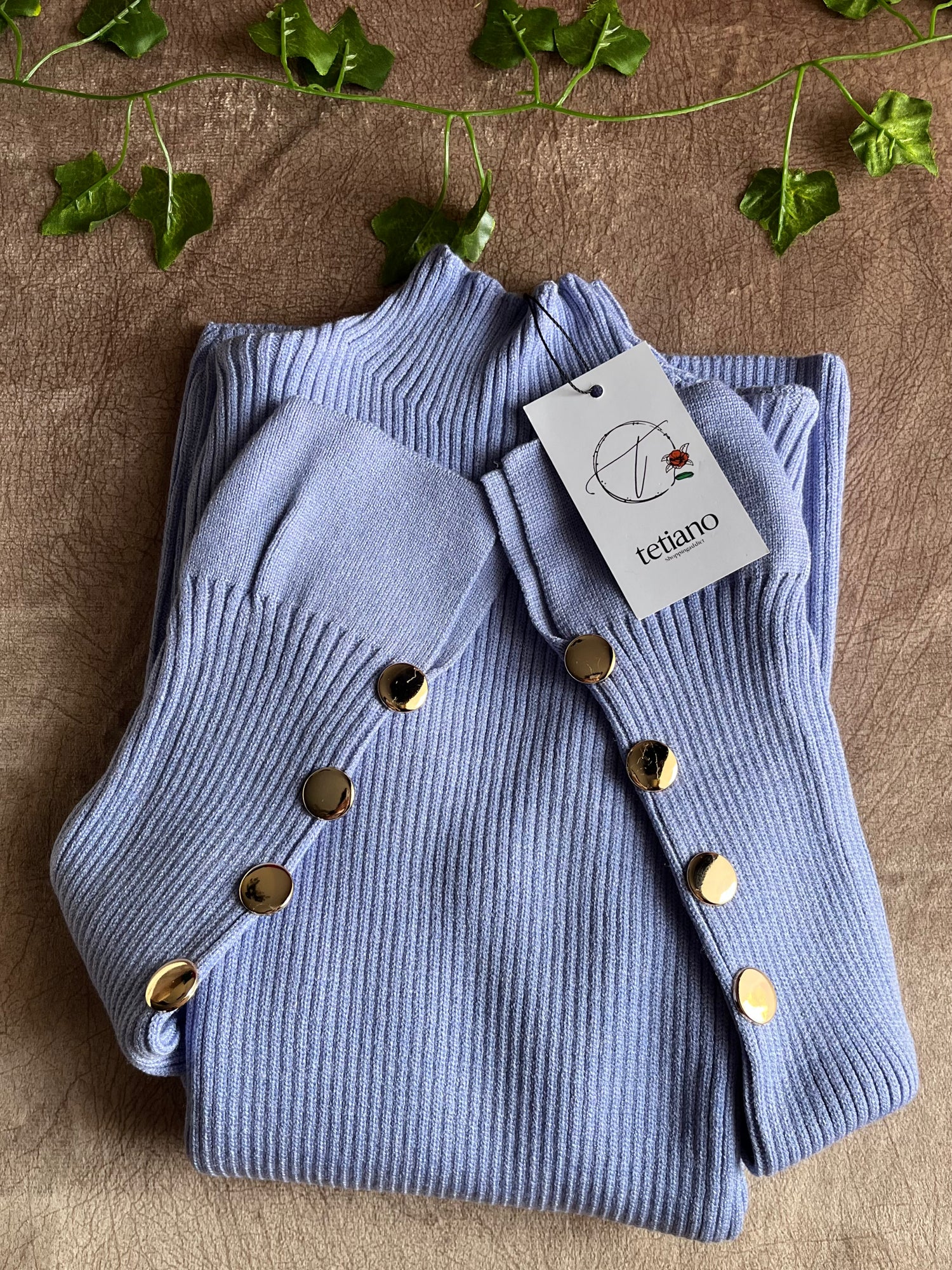 Silver Button Pullover