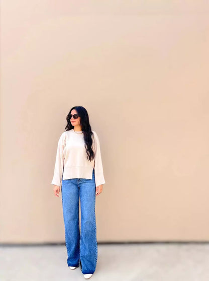 Straight Leg - Split Side